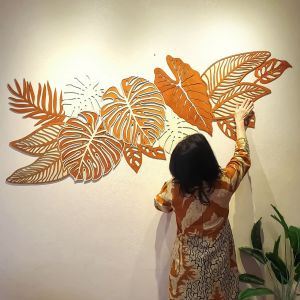 Set Hiasan Dinding Pajangan Ruang Tamu Walldecor Dekorasi Laser Cut Motif Aesthetic A Leser Cuting Ukuran Besar