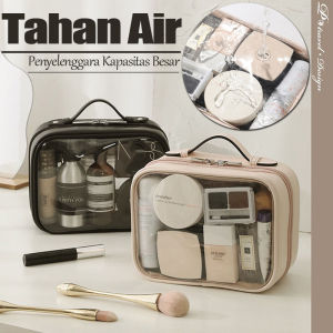 Tas Travel Organizer Tahan Air & Transparan: Penyelenggara Kosmetik Terbaik