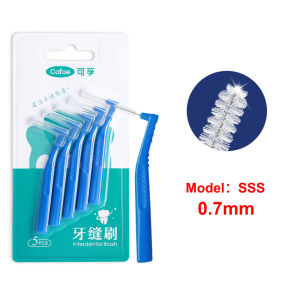 Cofoe Interdental Toothbrushfor Braces Teeth Dental Floss Cleaner Brace Cleaning Kit Set Braces Brush Oral Orthodontic ToothStick with Brush