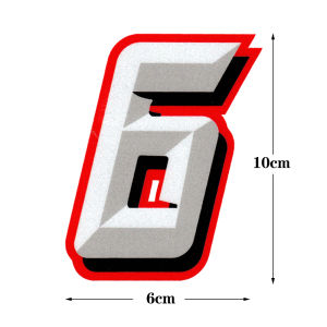 Miếng Dán Số Đua Xe Mô Tô Miếng Dán Phản Quang Tái Trang Bị Tự Làm Đề Can Laser Đầu Xe Mô Tô Thật Ba Chiều Tạo Kiểu Cho Ô Tô