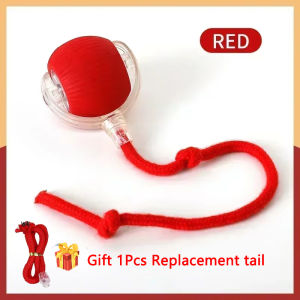 【Buy 1 Get 1Gift】Kebidumei Smart Cat Ball Toys Electric Rolling Ball Automatic Interactive Toys for Cats Dog Pets With Long Tail Teaser USB Rechargeable