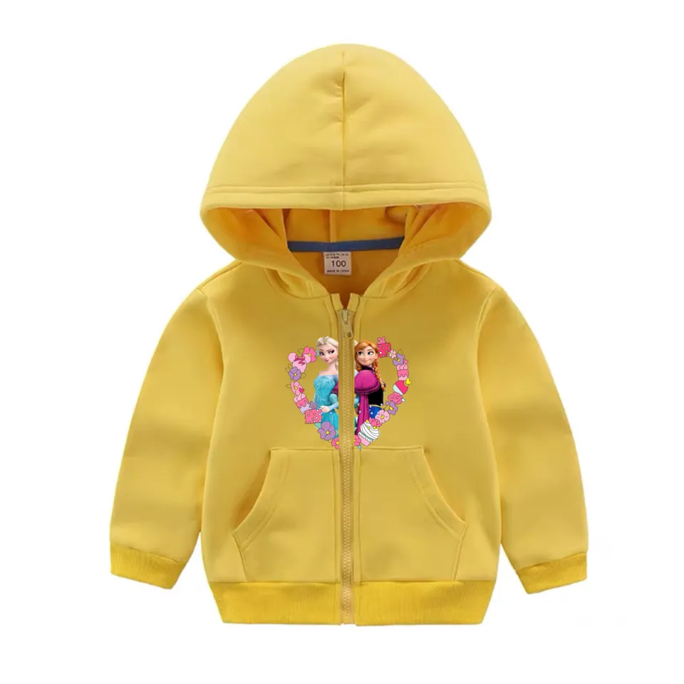 Frozen hot sale yellow hoodie