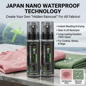 Waterproof Spray Waterproofing Agent Outdoor Camping Water Oil Stain Repellent Spray Jackets Tents Gear Protection