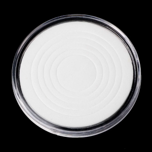 Round Storage Box 46mm Plastic Holder with 5 Sizes Pad Rings for Home Bedroom Desktop Book Shelf Decor