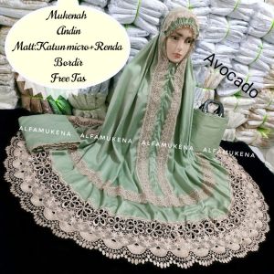 JUMBO MUKENA ANDIN  / MUKENA LEBARAN / PERLENGKAPAN SHALAT WANITA / FASHION MUSLIM WANITA