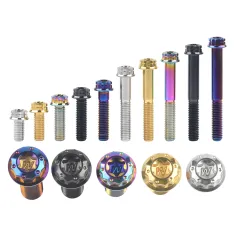 Wanyifa Titanium Flange Nuts – M6 To M16, Bike & Motorcycle, Universal Fit, Custom Bundle Available