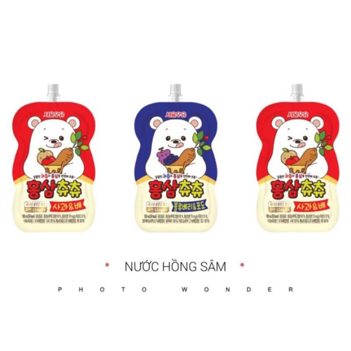 Chachu Sam Hồng sâm ChuChu Chu Chu Hàn Quốc cho bé | Lazada.vn