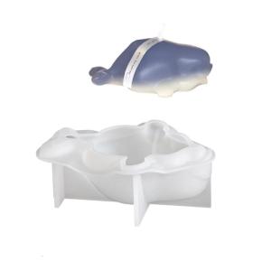 Silicone Casting Molds Whale Shape Moulds Resin Art Moulds Silicone Texture Ornament Moulds for Creative Enthusiasts