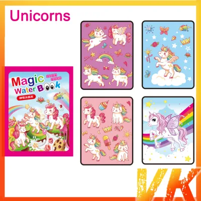 Magic Water Drawing Book Graffiti Painting Children Drawing Reusable Coloring Book Kids Gift Early Education