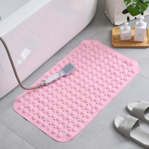【Local delivery】Non slip Bath mat anti slip mat bathroom floor mat bathroom mat anti slip bathroom mat quick dry non slip mat bathroom toilet mat non slip rubber mat for bathroom floor