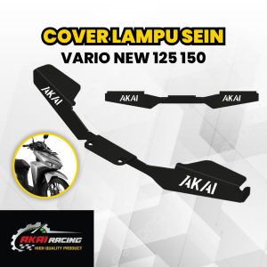 Cover Sen Cover Lampu Sen Belakang Vario New 125/150 Merk Akai Racing