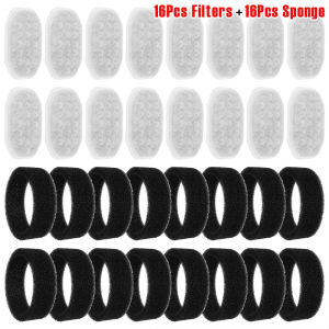 2025Pet Water Fountain Filter Replacement and Sponge 3 Filtration System Compatible with 3.2L Stainless Steel Cat Water Fountain