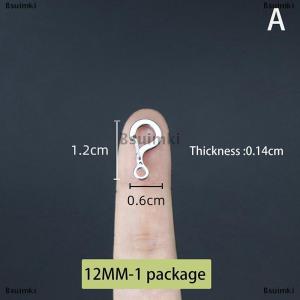 [COD] Bsuimki 1ชิ้นเล็ก12มม. ถึง23มม. 316ตะขอสแนปสแตนเลสตะขอเกี่ยวห่วงคาราบิเนอร์ปล่อยเร็วกุญแจเครื่องมือ FOB กลางแจ้ง