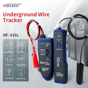 NOYAFA NF-816L Underground Wire Locator Rechargeable Cable Finder Underground Cable Detection Instrument with Flashlight