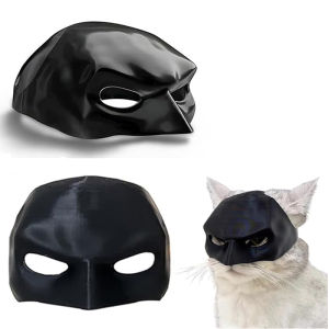 Pet Costume Cosplay Bat Cool Man Mask Cat Avenger Mask Superhero Matte Bat Mask Cat Role Playing Mask