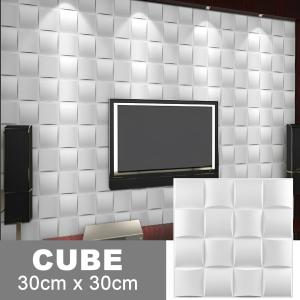 MCAHOME 30*30 3D Wallpaper Diamond Design PVC Decorative Wall Panel Mural Waterproof Fireproof