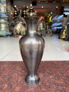Lọ hoa bằng đồng cát tút cao 20cm đk miệng 6cm 2 màu vàng và nâu nặng 1kg/đôi
