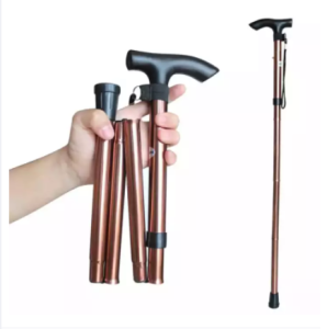 Cane foldable ไม้เท้าพกพาพับเก็บได้ าช่วยพยุงในการเดิน ใช้ได้ทั้งผู้สูงอายุและคนเดินป่า ผู้ที่มีปัญหาเกี่ยวกับการเดิน