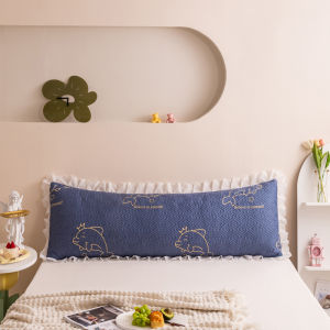 SUNLIGHT HOME 1PCS ปลอกหมอนคู่พร้อมลูกไม้ปลอกหมอนข้างปลอกหมอนคู่ชิ้นเดียวปลอกหมอนคู่ยาว