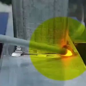 2.0mm Green Coated Thin Welding Rods - Home Use for Galvanized Metal Welding