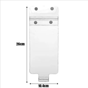 5Pcs Underwater Waterproof Phone Bag Transparent Riding Rain-proof Mobile Phones Pouch Universal Summer Swimming Phone Protector Cover