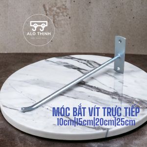 Combo 10 Móc treo bắn vít lên tường kệ gỗ
