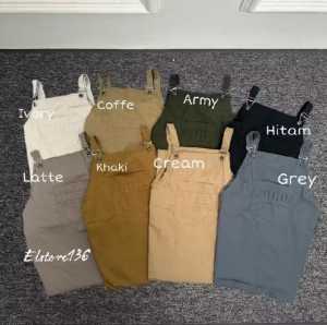 OVERALL ROK MUSLIMAH JUMPSUIT KOREAN STYLE // Overall Rok Jeans Terbaru/ Overall Jumpsuit Wanita Termurah/ Overall Kekinian Virall