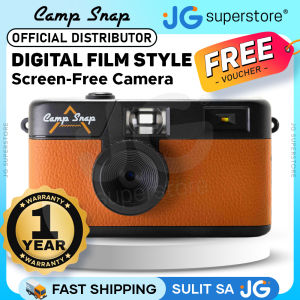 Camp Snap V105 Vintage Style Screen-Free Digital Camera Point & Shoot with 8MP Sensor Rechargeable Battery 500 Max Shots per Single Charge Internal 4GB MicroSD Card Slot Max 2000 Shots and LED Flash with Controls for Photography | JG Superstore