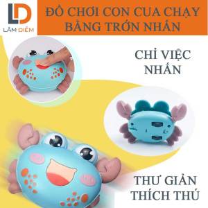 Đồ Chơi Chú Cua Dễ Thương Chạy Bằng Trớn 201D