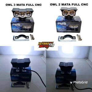 LAMPU OWL LED 3 MATA LED OWL 3 MATA LAMPU TEMBAK SOROT ULTRA FIRE