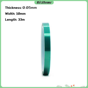 BizHome ฟิล์ม PET ทนความร้อนสีเขียว เทปฉนวนทนความร้อน หนา 0.05mm ความยาว 33m Green Pet Film Tape