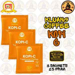 Cap Televisyen Kluang Coffee - Kopi C - Kopi Cham - Instant Coffee Drink - Pack