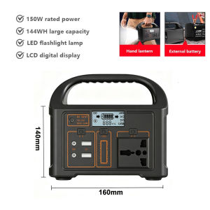 Quick Charging Power Station 350w 109600mah Large Capacity Home Generator With Solar Panels Power Station 220V Travel Camping Outdoor Power Bank Home Emergency Power Dc/ac External Battery Support Usb Port Charging Ac Output With 30W Solar Charging Board