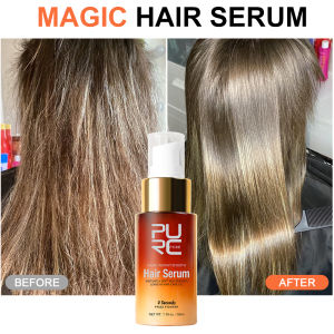 new PURC Magic Hair Oil Instant Smoothing Hair Serum Repair Frizzy Damaged Dry Marula Oil Treatment Professional Products Hair Care hot