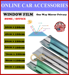 Window Film For Home Office One-Way Mirror Reflective Privacy Solar Film Tinted Rumah Tinted Kereta