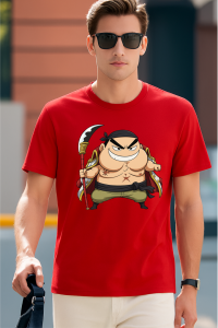 Kaos Pria Premium Motif 3Dimensi Sincan Whitebear Animasi Tshirt Oblong Laki Hc0787 By hans & co Katun