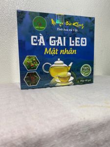 Hộp 40 gói trà túi lọc cà gai leo mật nhân Bảo Khang giúp thanh nhiệt mát gan men gan cao giải độc gan