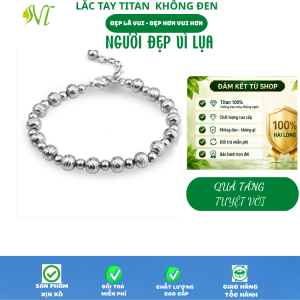 VÒNG TAY TITAN ĐÁ TÀI LỘC – MAY MẮN & KIM TIỀN Thiết kế sang trọng cá tính dễ phối đồ- Người Đẹp Vì Lụa