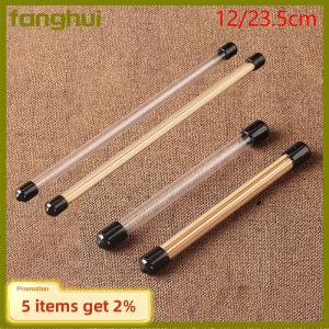 fanghui 5Pcs Transparent Acrylic Incense Tube 1g 2g 4g 10g Incense Sticks Barrel Package Storage Box