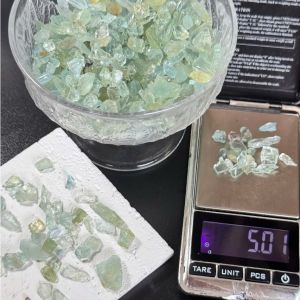 Đá thanh tẩy năng lượng Beryl Brazil đá Beryl Brazil xanh ngọc dùng trang trí sưu tầm -Bluegems