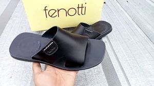 Sandal Selop Kulit Pria Terbaru