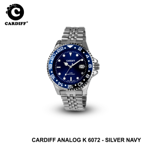 CARDIFF Analog K 6072 (tanggal) Jam Tangan Kasual Pria Water Resistant