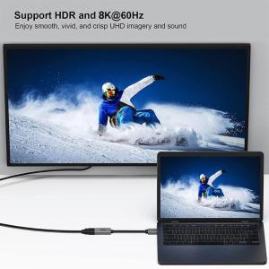 Màn trình diễn cao DisplayPort để hdmis chuyển đổi hỗ trợ 8k60hz Độ phân giải 4K120hz cho màn hình Card đồ họa