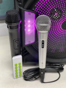 ลำโพงบลูทูธ รุ่นGTS-2069 ดอก12นิ้ว แถมไมค์ลอย/ไมค์สาย/รีโมท รองรับAUX TF USB ปรับBASS TREBLE ECHOเสียงดีเบสแน่น