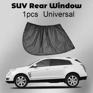 【Local Delivery】 Car Rear Side Window Sunshade UV Protect Shield Mesh Prevent Mosquito Sunshine Privacy Protection Foldable Curtain 306-LZC-Car-Window-Net