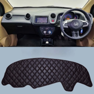 Cover Alas Dashbord Mobil New Avanza Xenia 2023-2024 Karpet Bahan Kulit Pelindung Dashbord Aksesoris Interior Mobil Berbahan Kulit Premium