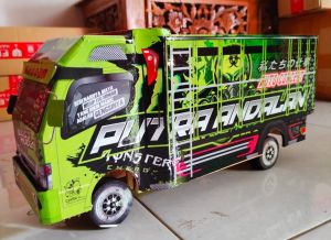 MINIATUR TRUK OLENG MINIATUR UKURAN 30CM GRATIS TERPAL + LAMPU
