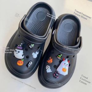 Khóa giày chủ đề Halloween Giày tổ ong phụ kiện nhện bí ngô Mô hình giày phụ kiện DIY giày trang trí