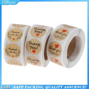 [COD] 500pcs Thank You Stickers Seal Labels Round Paper Label sticker for Decoration