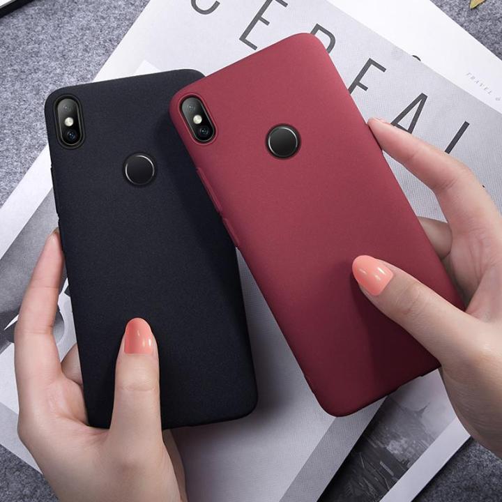 For Xiaomi Redmi Note Note Pro Case, Fashion Ultra Thin Sandstone  Matte Soft Silicone Casing Slim TPU Rubber Plush Back Cover Lazada
